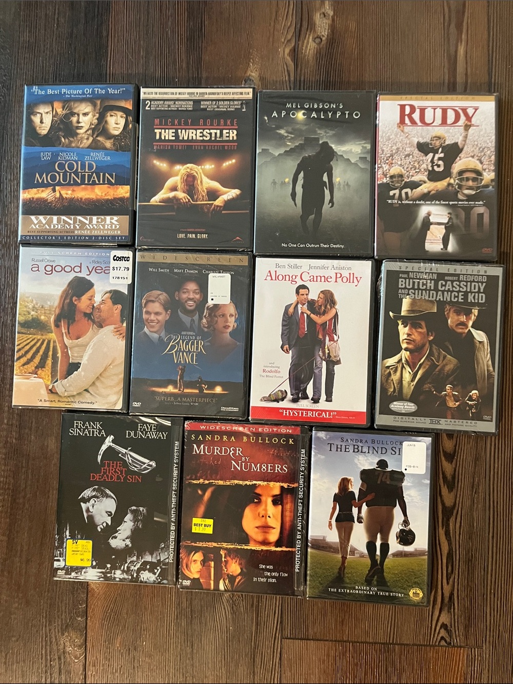 11 New/Sealed DVD Movies